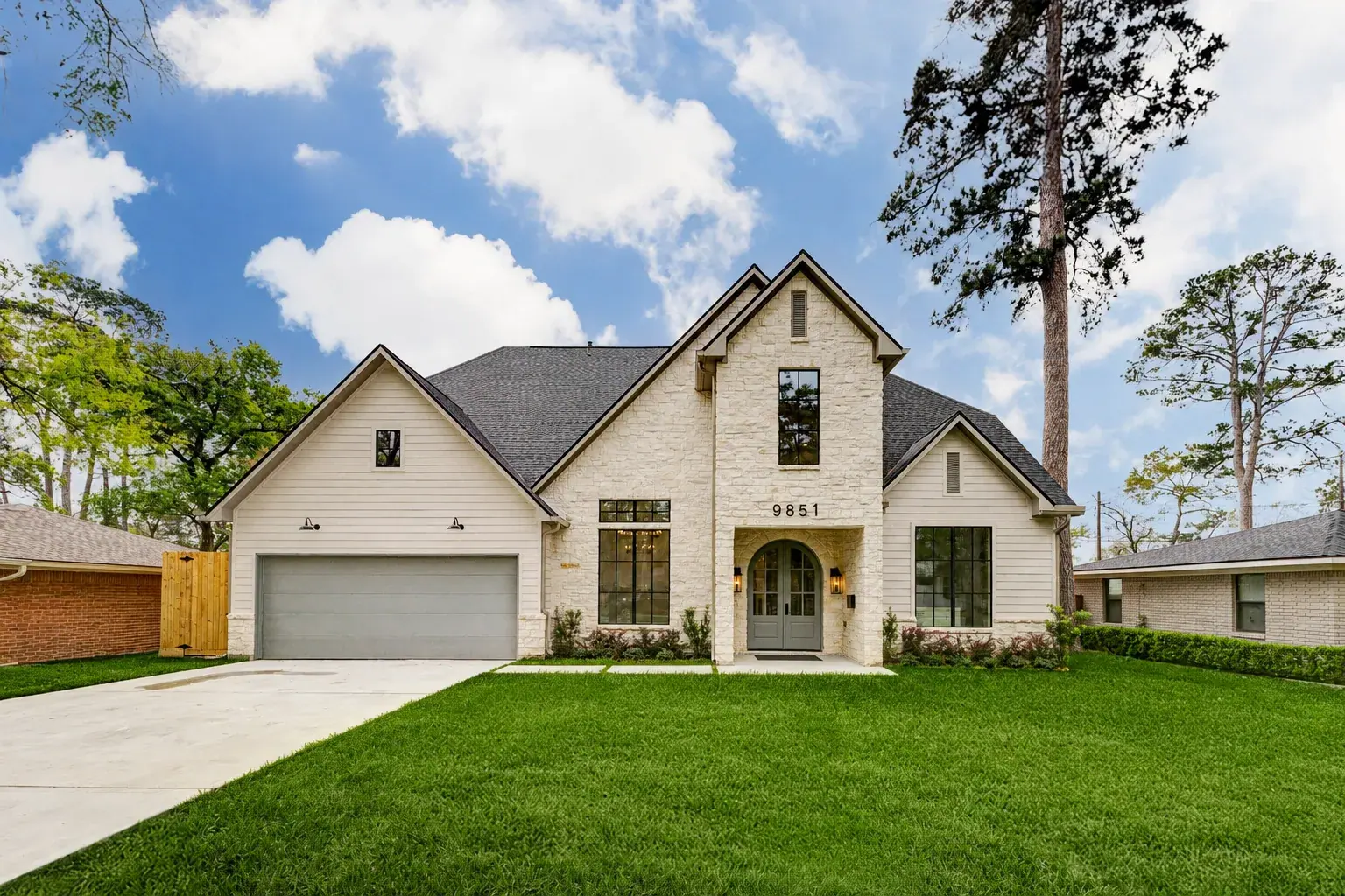 9851 Warwana, custom residential construction detail by Nighthawk, Houston