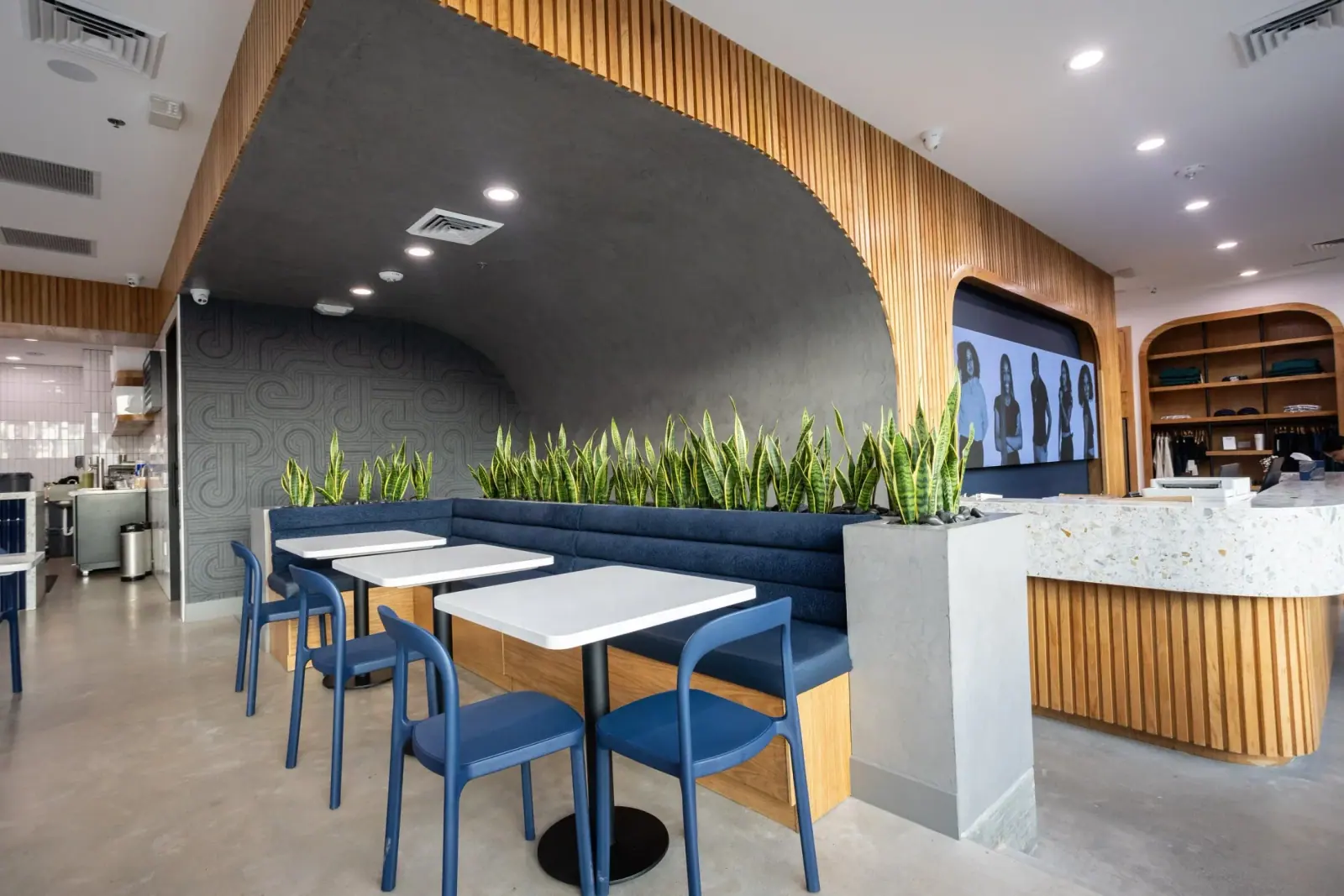 DUO Coffee, hospitality, commercial construction detail by Nighthawk, Houston