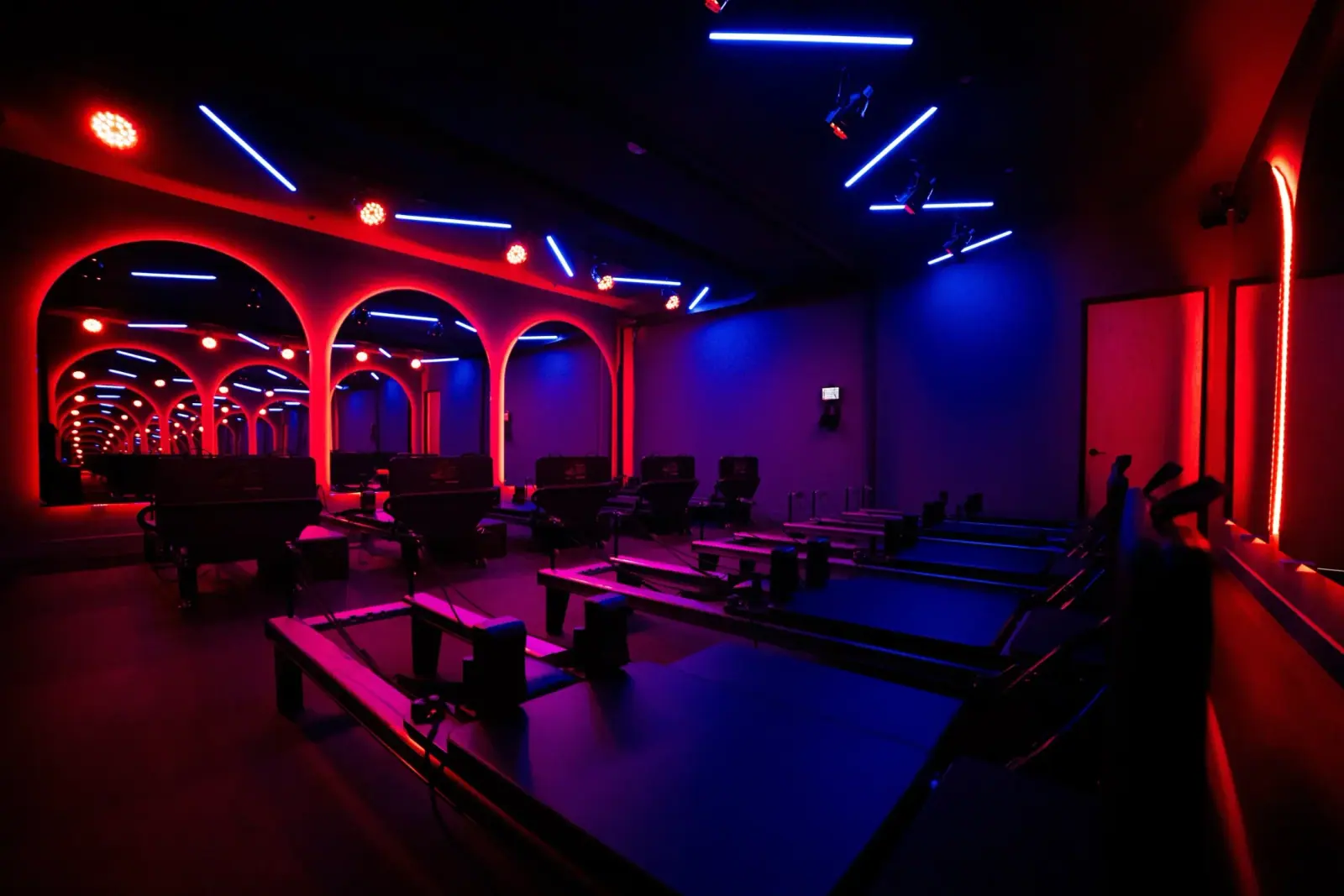 DUO Spin & Pilates, commercial construction detail by Nighthawk, Houston