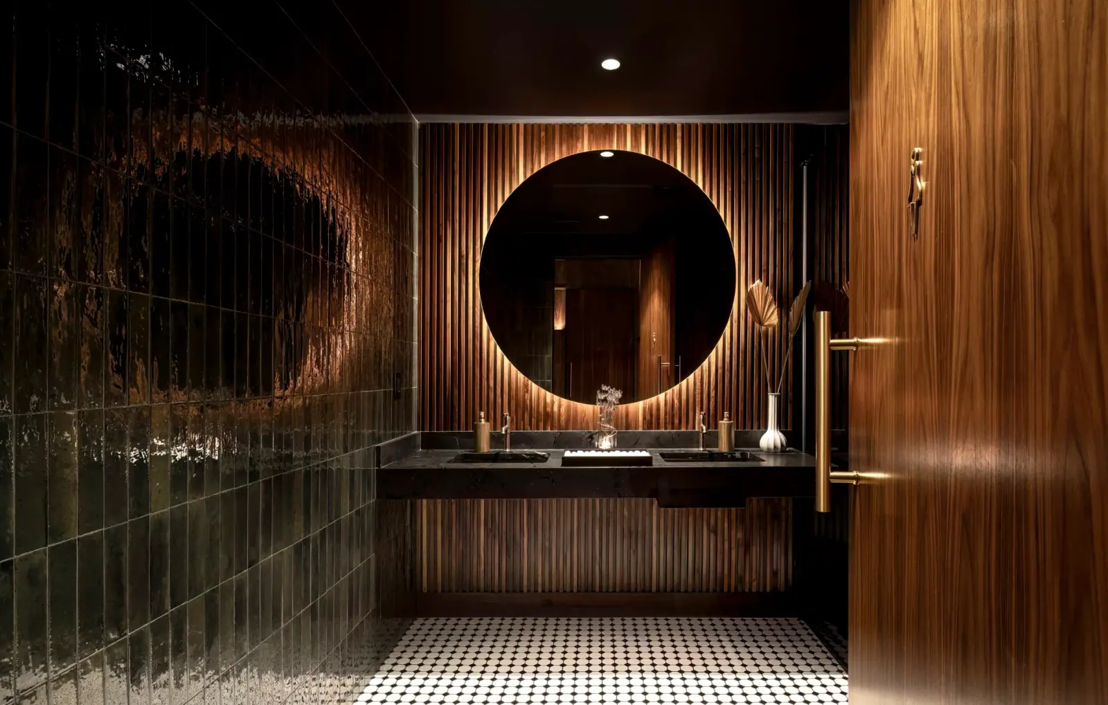 The James Whiskey Bar, hospitality construction detail by Nighthawk, Houston